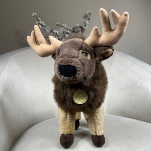 Like New Miyoni By Aurora Deer/Elk 14” Plush